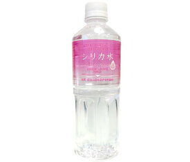 友桝飲料 シリカ水 555mlペットボトル×24本入×(2ケース)｜ 送料無料 ナチュラルウォーター PET 美容 シリカ