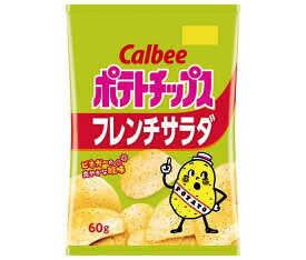 カルビー ポテトチップス フレンチサラダ 60g×12袋入｜ 送料無料 お菓子 スナック菓子 Calbee