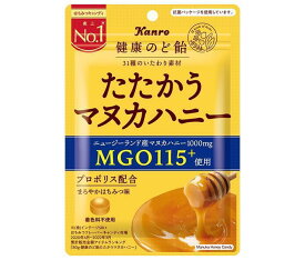 カンロ 健康のど飴たたかうマヌカハニー 80g×6袋入｜ 送料無料 お菓子 あめ キャンディー のど飴 はちみつ ハチミツ