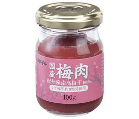 磯じまん 国産梅肉 100g瓶×12(6×2)個入×(2ケース)｜ 送料無料 一般食品 瓶 ごはんのおとも 梅肉の裏ごし 梅ペースト