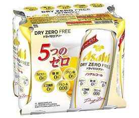 アサヒ飲料 ドライゼロ フリー(6缶パック) 500ml缶×24本入×(2ケース)｜ 送料無料 炭酸飲料 ノンアルコール飲料 ビール系 缶