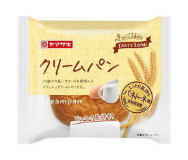 山崎製パン クリームパン 10個入×(2ケース)｜ 送料無料 パン 保存 ロングライフ 菓子パン