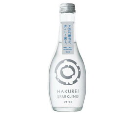 友桝飲料 HAKUREI SPARKLING WATER(ハクレイスパークリングウォーター) 240ml瓶×12本入｜ 送料無料 炭酸水 SODA スパークリング ソーダ 炭酸