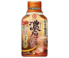 キッコーマン わが家は焼肉屋さん 濃厚だれ 210g×12本入｜ 送料無料 焼肉のたれ タレ 化学調味料不使用 着色料不使用