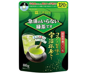三井農林 三井銘茶 急須のいらない緑茶です 80g×24袋入| 送料無料 緑茶 煎茶 インスタント 急須 宇治抹茶