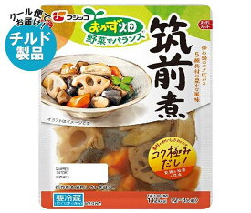 【チルド(冷蔵)商品】フジッコ おかず畑 筑前煮 130g×10袋入×(2ケース)｜ 送料無料 チルド 一般食品 惣菜 そうざい 惣菜