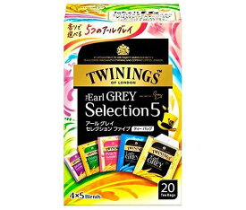 片岡物産 トワイニング アールグレイ セレクション ファイブ 2.0〜2.1g×20袋×24個入｜ 送料無料 紅茶 TWININGS ティーバッグ インスタント 紅茶