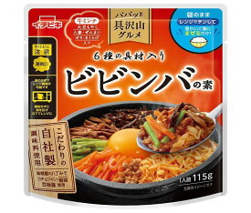 イチビキ パパっと具沢山グルメビビンバの素 115g×10袋入×(2ケース)｜ 送料無料 調味料 料理の素