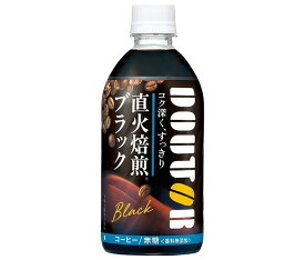 アサヒ飲料 ドトール ブラック 480mlペットボトル×24本入×(2ケース)｜ 送料無料 コーヒー 珈琲 ブラックコーヒー