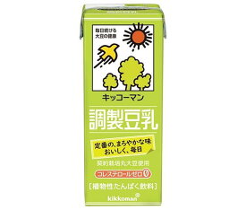 キッコーマン 調製豆乳 200ml紙パック×18本入×(2ケース)｜ 送料無料 豆乳 キッコーマン 調整 200ml 紙パック