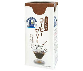 九州乳業 パックデザート コーヒーゼリー 1038ml紙パック×6本入｜ 送料無料 紙パック コーヒー ゼリー