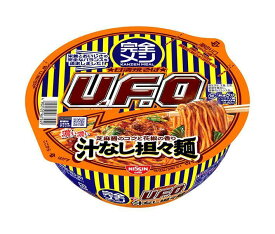 日清食品 完全メシ 日清焼そばU.F.O. 汁なし担々麺 128g×12個入｜ 送料無料 インスタント食品 焼そば ユーフォー UFO