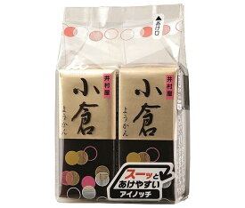 井村屋 ミニようかん 小倉 (58g×4本)×12(6×2)袋入×(2ケース)｜ 送料無料 羊羹 和菓子 お菓子 おやつ