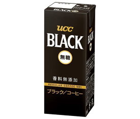 UCC BLACK(ブラック)無糖 200ml紙パック×24本入×(2ケース)｜ 送料無料 ブラック無糖 コーヒー 珈琲