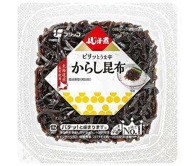 フジッコ ふじっ子煮 からし昆布 74g×24(12×2)個入×(2ケース)｜ 送料無料 一般食品 惣菜 佃煮 つくだに こんぶ