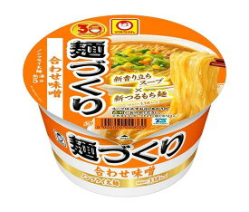 東洋水産 マルちゃん 麺づくり 合わせ味噌 104g×12個入｜ 送料無料 インスタント カップ麺 味噌ラーメン みそラーメン