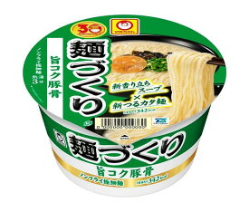 東洋水産 マルちゃん 麺づくり 旨コク豚骨 87g×12個入｜ 送料無料 インスタント カップ麺 とんこつラーメン