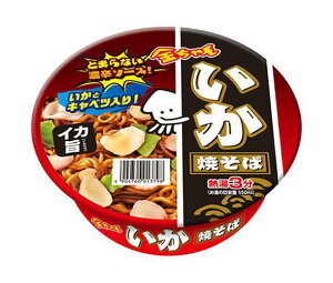 徳島製粉 金ちゃん いか焼そば 129g×12個入| 送料無料 インスタント 即席 カップ麺 焼きそば イカ