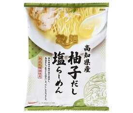 【送料無料・メーカー/問屋直送品・代引不可】国分 tabete だし麺 高知県産柚子だし 塩ラーメン 102g×10袋入｜ ラーメン インスタント 袋麺