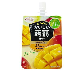 たらみ おいしい蒟蒻ゼリー マンゴー味 150gパウチ×30本入×(2ケース)｜ 送料無料 ゼリー飲料 こんにゃく マンゴー パウチ 低カロリー