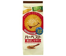 東ハト ハーベスト 香ばしセサミ 8包×12袋入｜ 送料無料 ビスケット 菓子 スナック菓子 焙煎ゴマ