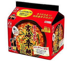 明星食品 チャルメラ 宮崎辛麺 5食パック×6袋入｜ 送料無料 インスタント食品 即席麺 袋めん