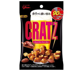 江崎グリコ クラッツ ペッパーベーコン 42g×10袋入｜ 送料無料 お菓子 スナック菓子 袋