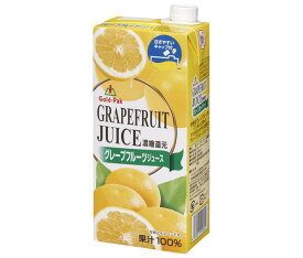 ゴールドパック グレープフルーツジュース 1L紙パック×6本入×(2ケース)｜ 送料無料 フルーツジュース 1l 果汁100％ 1000ml 濃縮還元