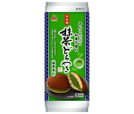 井村屋 あんこたっぷり和菓子屋の抹茶どら焼 3個×12(6×2)袋入×(2ケース)｜ 送料無料 焼き菓子 和菓子 お菓子 おやつ