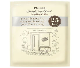 山本珈琲 エブリデイブレンド ドリップバッグコーヒー 200g(8g×25P)×6袋入×(2ケース)｜ 送料無料 レギュラーコーヒー 珈琲 ブレンドコーヒー ドリップ