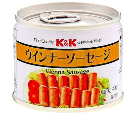 【送料無料・メーカー/問屋直送品・代引不可】国分 K&K ウインナーソーセージ EO 8号缶 105g×6個入｜ 缶詰 おつまみ おかず