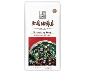 UCC 珈琲探究 炒り豆 W cracking Deep 140g袋×12袋入｜ 送料無料 レギュラーコーヒー コーヒー豆 珈琲