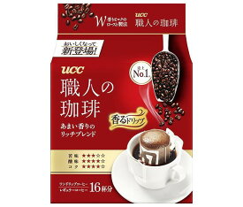 UCC 職人の珈琲 ドリップコーヒー あまい香りのリッチブレンド (7g×16P)×12袋入×(2ケース)｜ 送料無料 ucc ドリップコーヒー コーヒー 珈琲 粉