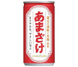 白鶴 あまざけ 190g缶×30本入｜ 送料無料 甘酒 ホット 酒粕