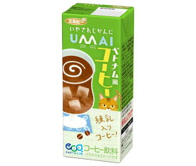 エルビー UMAI ベトナム風コーヒー 200ml紙パック×24本入｜ 送料無料 乳性 コーヒー 紙パック