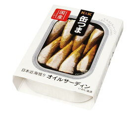 【送料無料・メーカー/問屋直送品・代引不可】国分 K&K 缶つま 日本近海獲り オイルサーディン EO角3号B缶 105g×6個入×(2ケース)｜ おつまみ 缶詰