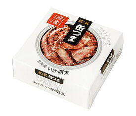 【送料無料・メーカー/問屋直送品・代引不可】国分 K&K 缶つま 九州産 いか明太 P4号缶 40g×6個入｜ 缶詰 つまみ 缶詰 おかず 缶詰め いかめんたい イカ明太