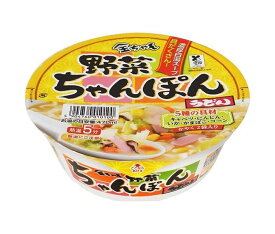 徳島製粉 金ちゃん 野菜ちゃんぽんうどん 97g×12個入｜ 送料無料 インスタント カップめん ちゃんぽん