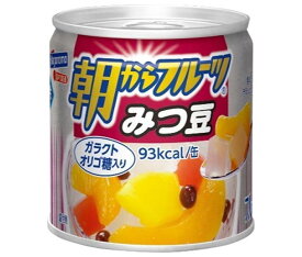 はごろもフーズ 朝からフルーツ みつ豆 190g缶×24個入｜ 送料無料 缶詰 フルーツ 果物 蜜豆