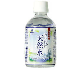 富永貿易 神戸居留地 うららか天然水 280mlペットボトル×24本入×(2ケース)｜ 送料無料 ミネラルウォーター 天然水 霊峰谷川岳 鉱水