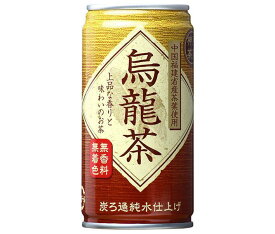 富永貿易 神戸茶房 烏龍茶 185g缶×30本入｜ 送料無料 茶飲料 ウーロン茶 お茶 缶