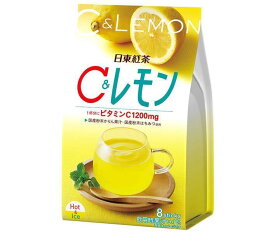 三井農林 日東紅茶 C&レモン (9.8g×8本)×24(6×4)袋入｜ 送料無料 レモン 果汁 スティック インスタント 粉末 ビタミンC
