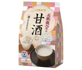 三井農林 日東紅茶 七穀麹入りの甘酒 12.5g×8本×24(6×4)袋入｜ 送料無料 嗜好品 インスタント 粉末 あまざけ