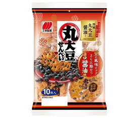 三幸製菓 丸大豆せんべい 10枚×12個入｜ 送料無料 お菓子 おつまみ・せんべい 袋