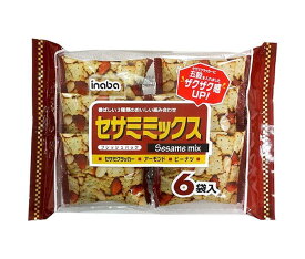 稲葉ピーナツ セサミミックス 6袋×12袋入×(2ケース)｜ 送料無料 お菓子 菓子 おかし ミックス