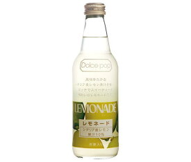 川崎飲料 ドルチェポップレモネード 340ml瓶×24本入×(2ケース)｜ 送料無料 炭酸 スパークリング ソーダ サイダー 微炭酸