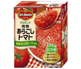 デルモンテ 完熟あらごしトマト 388g紙パック×12個入×(2ケース)｜ 送料無料 ケチャップ 調味料 とまと