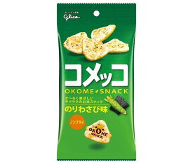 【送料無料・メーカー/問屋直送品・代引不可】江崎グリコ コメッコ のりわさび味 39g×10袋入｜ お菓子 おやつ スナック菓子 海苔 ワサビ