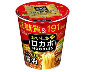 明星食品 ロカボNOODLES おいしさプラス こってり醤油 59g×12個入｜ 送料無料 インスタント食品 即席 カップめん