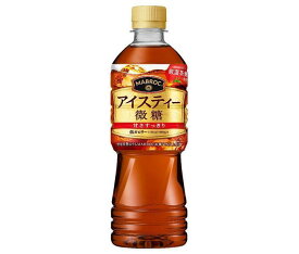 ポッカサッポロ マブロック アイスティー 微糖 525mlペットボトル×24本入｜ 送料無料 ストレートティー 紅茶 PET 微糖